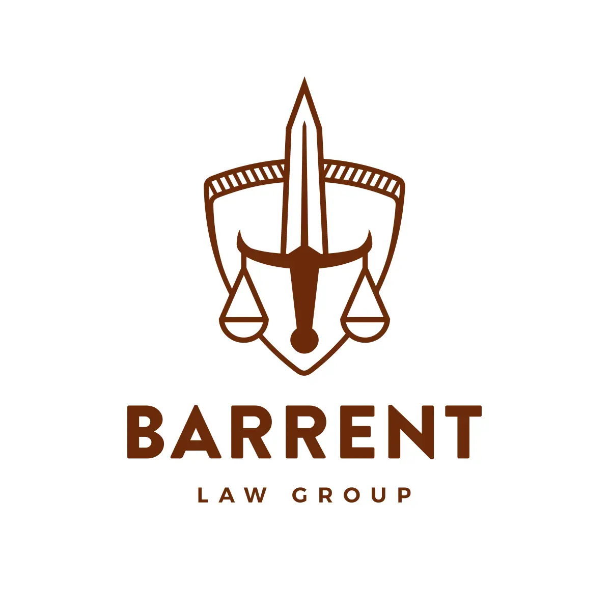 A logo design for a law firm in Lafayette LA