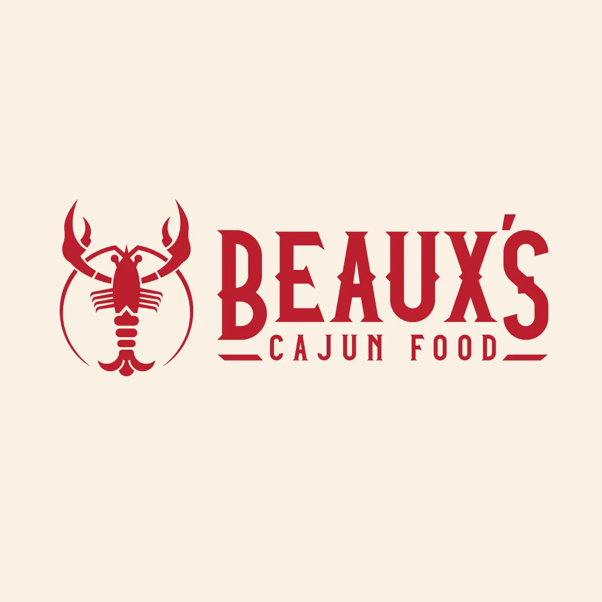 A logo design of a cajun food company