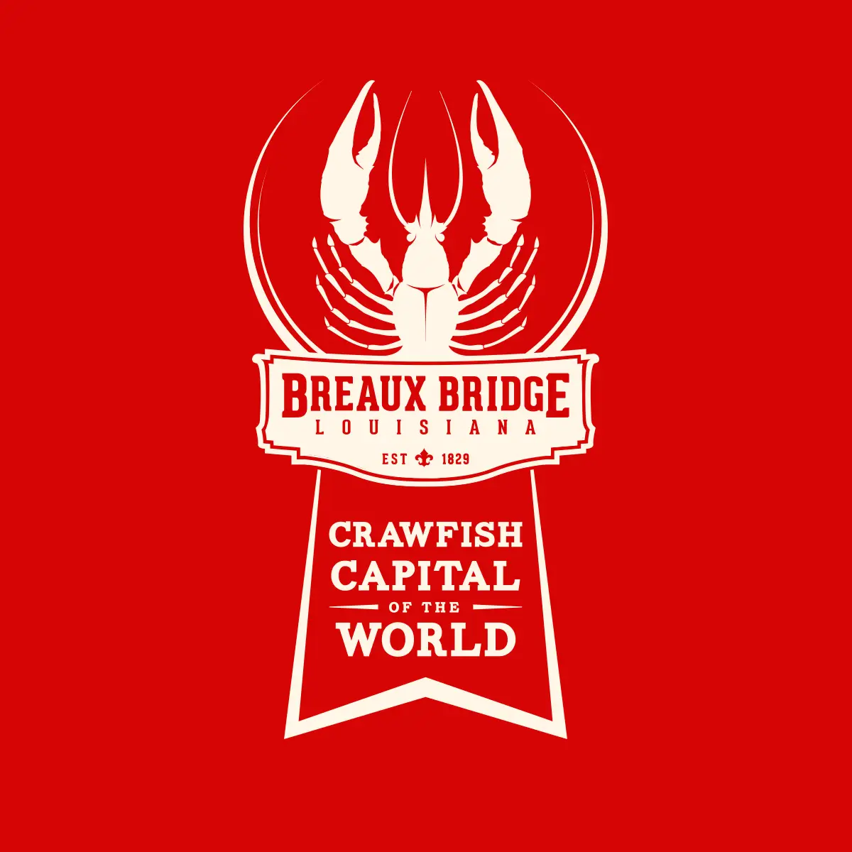 A logo design for city of breaux bridge