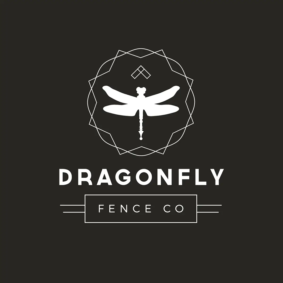 A logo design for a fence company