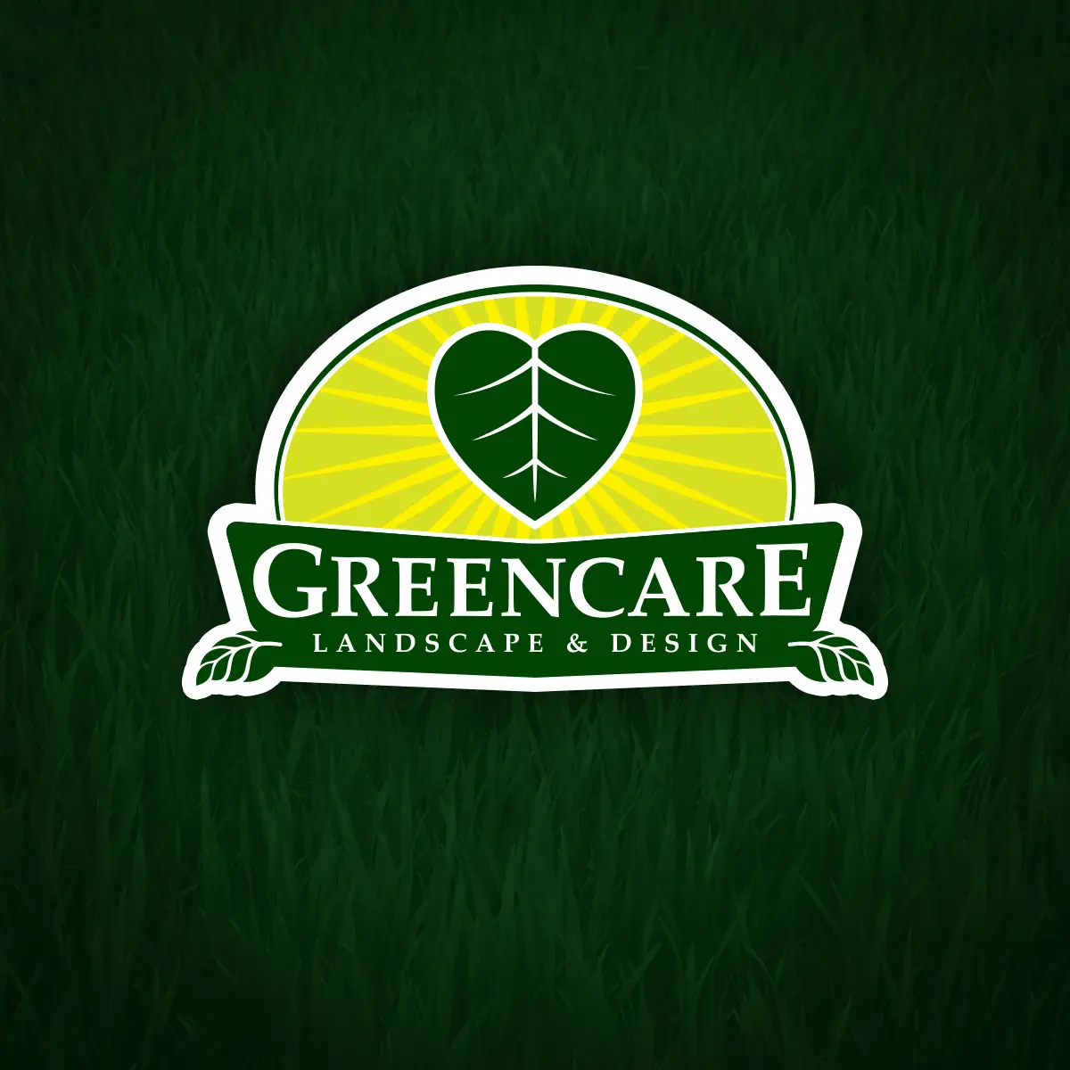 A logo design for a landscaping company