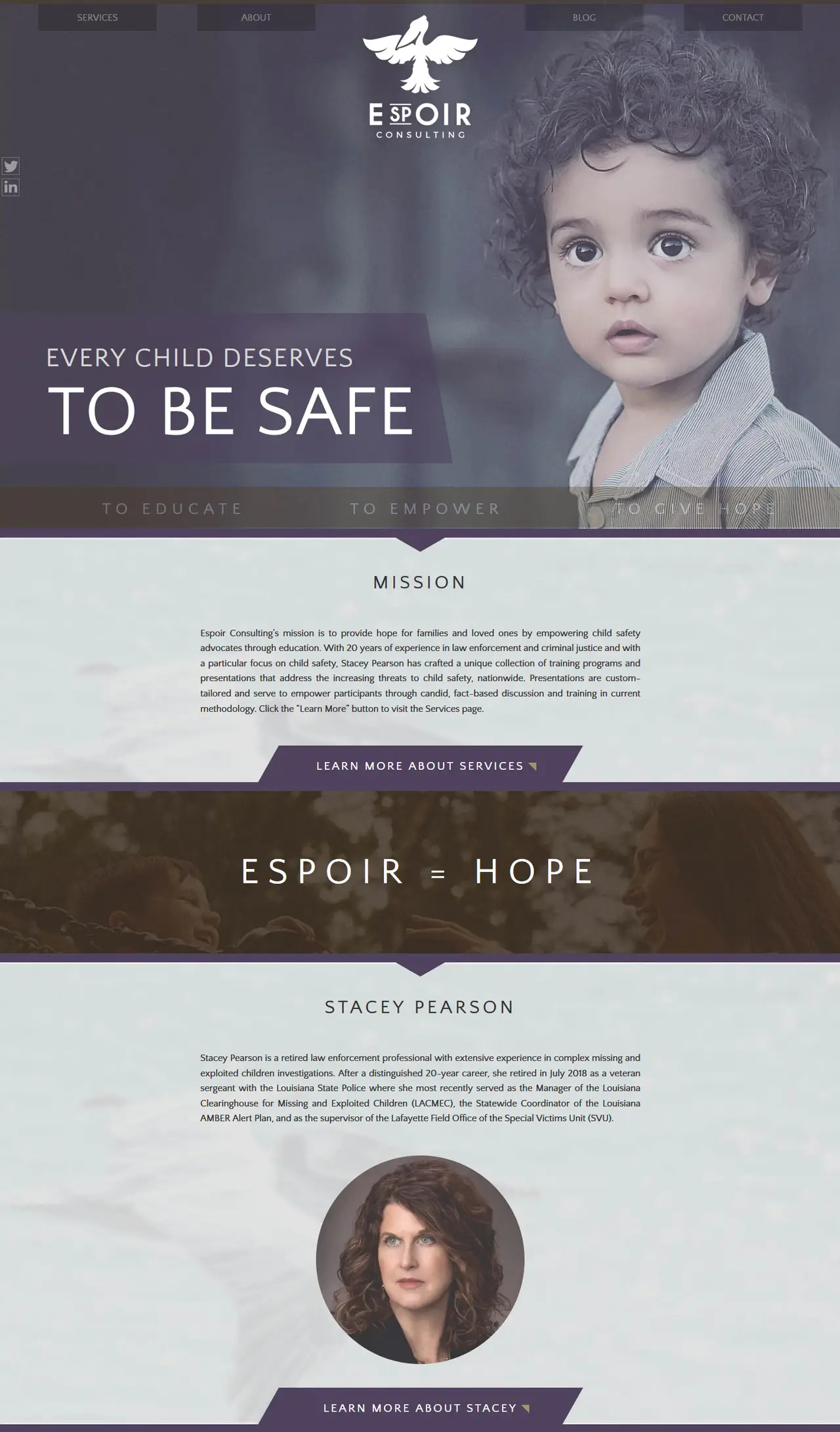 custom web site design for a non-profit