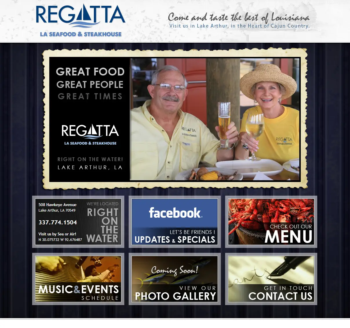 custom web design for a restaurant